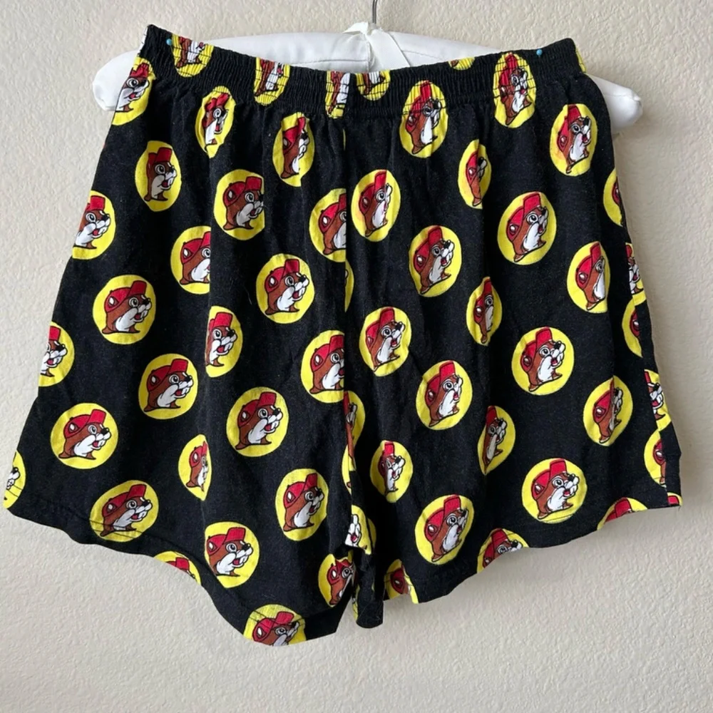 Shorts Boxer Style Bucee's Logo all over Black Red Yellow by Bucee's Child Large - Picture 9 of 12